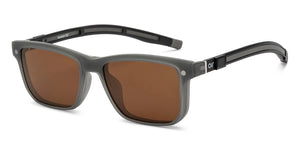 Grey Rectangle Full Rim Unisex Eyeglasses by Lenskart Air-209772