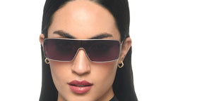 Gunmetal Rectangle/ Square Full Rim Unisex Sunglasses by Lenskart STUDIO-216064