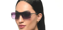 Load image into Gallery viewer, Gunmetal Rectangle/ Square Full Rim Unisex Sunglasses by Lenskart STUDIO-216064