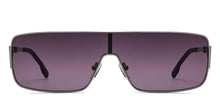 Load image into Gallery viewer, Gunmetal Rectangle/ Square Full Rim Unisex Sunglasses by Lenskart STUDIO-216064