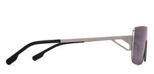 Load image into Gallery viewer, Gunmetal Rectangle/ Square Full Rim Unisex Sunglasses by Lenskart STUDIO-216064