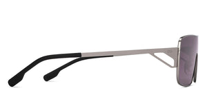 Gunmetal Rectangle/ Square Full Rim Unisex Sunglasses by Lenskart STUDIO-216064
