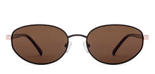 Load image into Gallery viewer, Matte Black Round Full Rim Women Sunglasses by Lenskart-220679