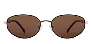 Matte Black Round Full Rim Women Sunglasses by Lenskart-220679