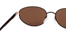 Load image into Gallery viewer, Matte Black Round Full Rim Women Sunglasses by Lenskart-220679
