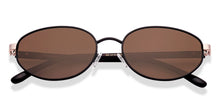 Load image into Gallery viewer, Matte Black Round Full Rim Women Sunglasses by Lenskart-220679
