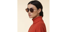 Load image into Gallery viewer, Gold Aviator Full Rim Unisex Sunglasses by John Jacobs-225735