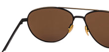 Load image into Gallery viewer, Gold Aviator Full Rim Unisex Sunglasses by John Jacobs-225735