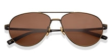 Load image into Gallery viewer, Gold Aviator Full Rim Unisex Sunglasses by John Jacobs-225735