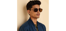 Load image into Gallery viewer, Gunmetal Aviator Full Rim Unisex Sunglasses by Lenskart-232720