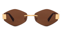 Load image into Gallery viewer, Gold Others Rimless Unisex Sunglasses by Lenskart-232008