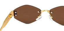 Load image into Gallery viewer, Gold Others Rimless Unisex Sunglasses by Lenskart-232008