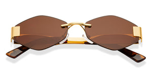 Gold Others Rimless Unisex Sunglasses by Lenskart-232008