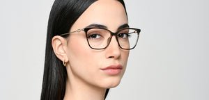 Brown Cat Eye Full Rim Women Eyeglasses by Lenskart Air-220234