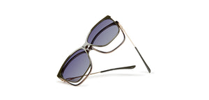 Brown Cat Eye Full Rim Women Eyeglasses by Lenskart Air-220234