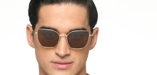 Load image into Gallery viewer, Gold Cat Eye Full Rim Women Sunglasses by Vincent Chase Polarized-213229