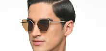 Load image into Gallery viewer, Gold Cat Eye Full Rim Women Sunglasses by Vincent Chase Polarized-213229