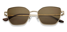 Load image into Gallery viewer, Gold Cat Eye Full Rim Women Sunglasses by Vincent Chase Polarized-213229