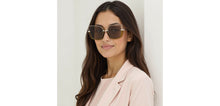 Load image into Gallery viewer, Silver Geometric Full Rim Women Sunglasses by Lenskart-227062