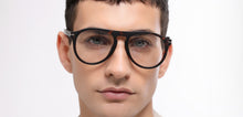 Load image into Gallery viewer, Tortoise Aviator Full Rim Unisex Eyeglasses by John Jacobs-218235