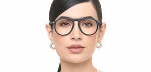 Tortoise Aviator Full Rim Unisex Eyeglasses by John Jacobs-218235