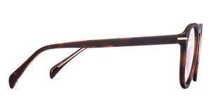 Tortoise Aviator Full Rim Unisex Eyeglasses by John Jacobs-218235