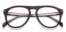 Load image into Gallery viewer, Tortoise Aviator Full Rim Unisex Eyeglasses by John Jacobs-218235