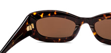 Load image into Gallery viewer, Tortoise Rectangle Full Rim Women Sunglasses by Lenskart-220673