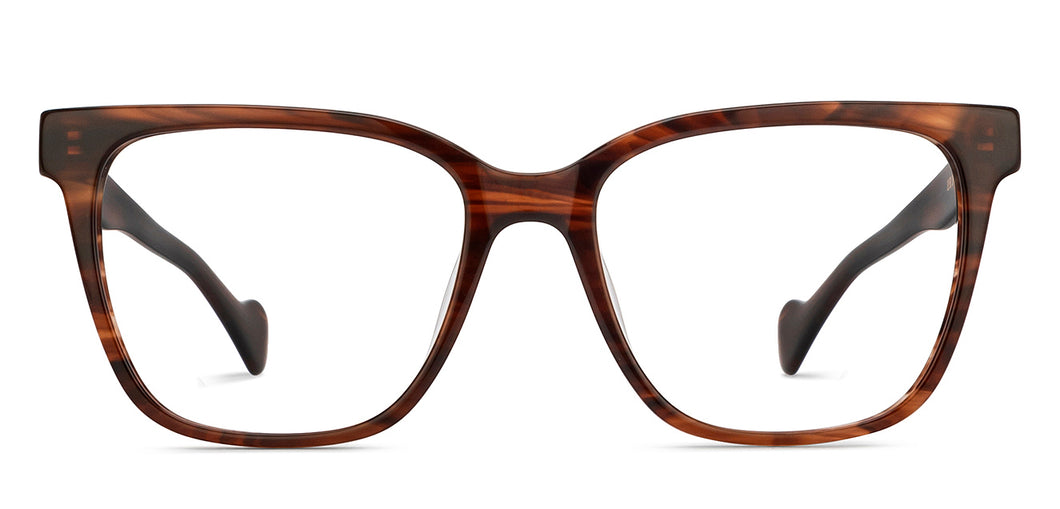Tortoise Square Full Rim Unisex Eyeglasses by John Jacobs-216853