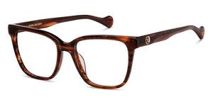 Tortoise Square Full Rim Unisex Eyeglasses by John Jacobs-216853