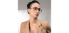 Load image into Gallery viewer, Brown Transparent Square Full Rim Unisex Eyeglasses by Vincent Chase-225137
