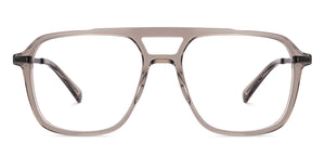 Brown Transparent Square Full Rim Unisex Eyeglasses by Vincent Chase-225137