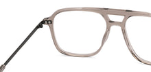 Load image into Gallery viewer, Brown Transparent Square Full Rim Unisex Eyeglasses by Vincent Chase-225137
