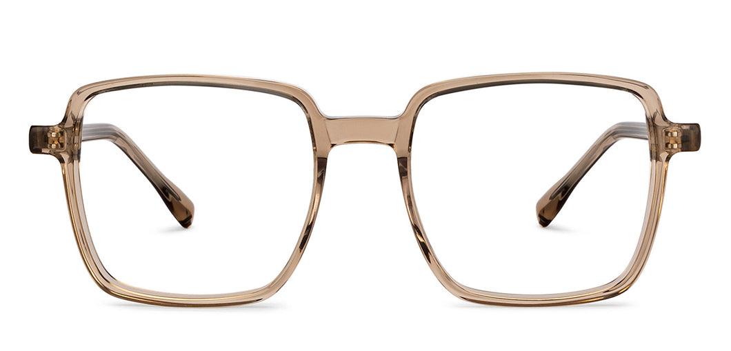 Brown Square Full Rim Men Eyeglasses by Vincent Chase Online-151633