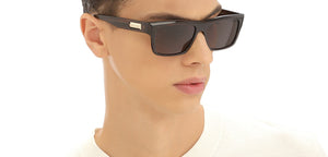 Brown Rectangle Full Rim Unisex Sunglasses by John Jacobs-216877