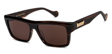 Load image into Gallery viewer, Brown Rectangle Full Rim Unisex Sunglasses by John Jacobs-216877