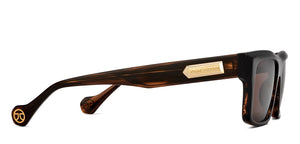 Brown Rectangle Full Rim Unisex Sunglasses by John Jacobs-216877