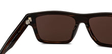 Load image into Gallery viewer, Brown Rectangle Full Rim Unisex Sunglasses by John Jacobs-216877