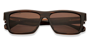 Brown Rectangle Full Rim Unisex Sunglasses by John Jacobs-216877