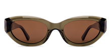Load image into Gallery viewer, Transparent Green Rectangle Full Rim Women Sunglasses by Lenskart-220671