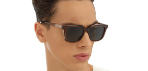 Brown Wayfarer Full Rim Unisex Sunglasses by John Jacobs-216871