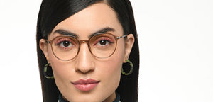 Brown Round Full Rim Unisex Eyeglasses by Lenskart Air-215414