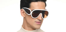 Load image into Gallery viewer, White Wayfarer Full Rim Unisex Sunglasses by Vincent Chase Online-214471