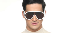 Load image into Gallery viewer, White Wayfarer Full Rim Unisex Sunglasses by Vincent Chase Online-214471