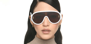 White Wayfarer Full Rim Unisex Sunglasses by Vincent Chase Online-214471