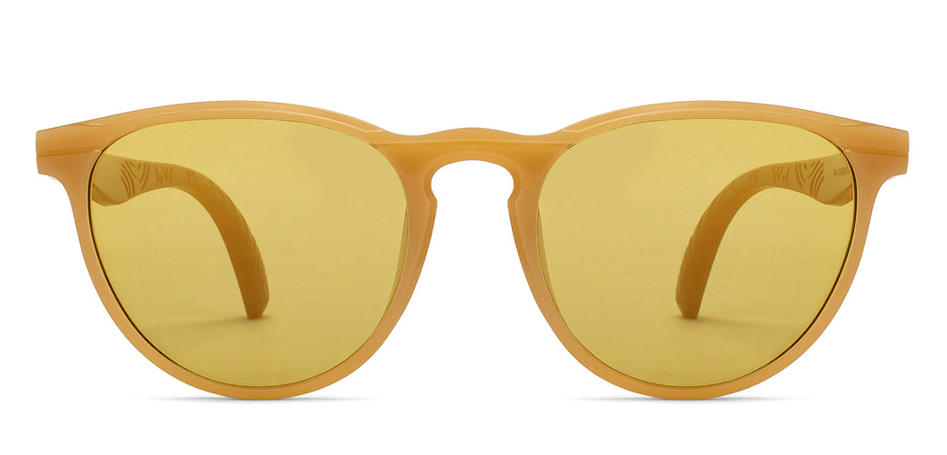 Brown Round Full Rim Unisex Sunglasses by Vincent Chase Online-207936