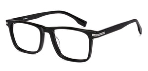 Clear Grey Square Full Rim Men Eyeglasses by Lenskart-232214