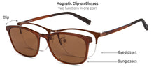 Load image into Gallery viewer, Copper Rectangle Half Rim Unisex Eyeglasses by Lenskart Air-205291