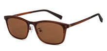 Load image into Gallery viewer, Copper Rectangle Half Rim Unisex Eyeglasses by Lenskart Air-205291