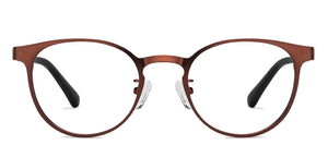 Copper Round Full Rim Unisex Eyeglasses by Lenskart Air-205270